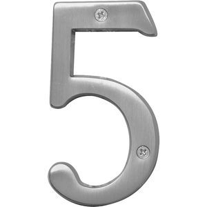 HY-KO - Satin Nickel Prestige House Marker Number